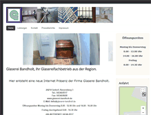 Tablet Screenshot of glaserei-popp.de